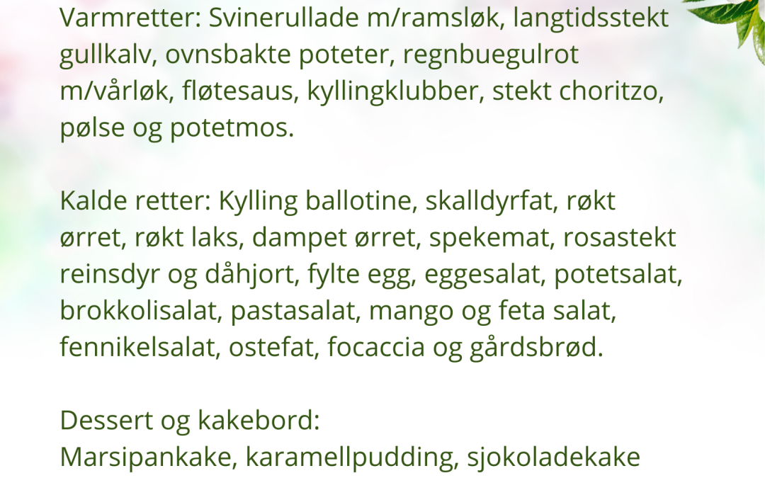 Ut å spise 17.mai?